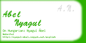 abel nyagul business card